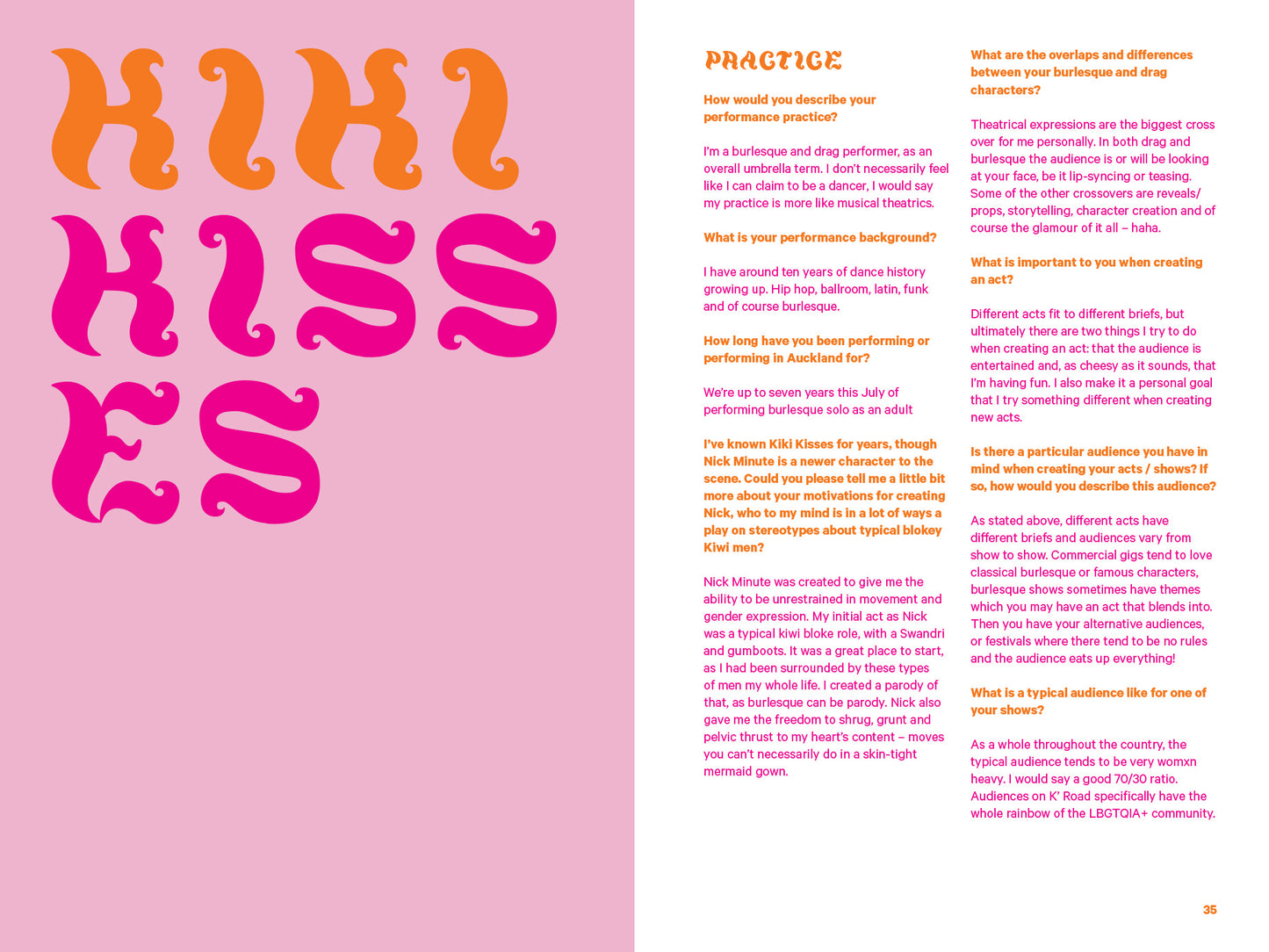 Performer Type: Werkbook – print