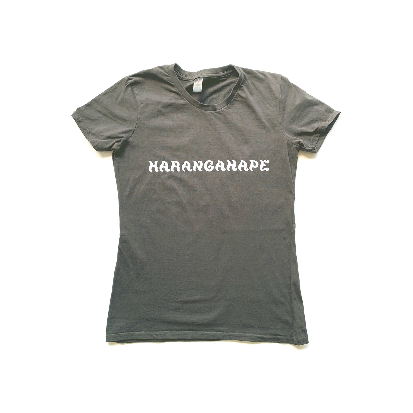 Karangahape Women's fitted T - Charcoal